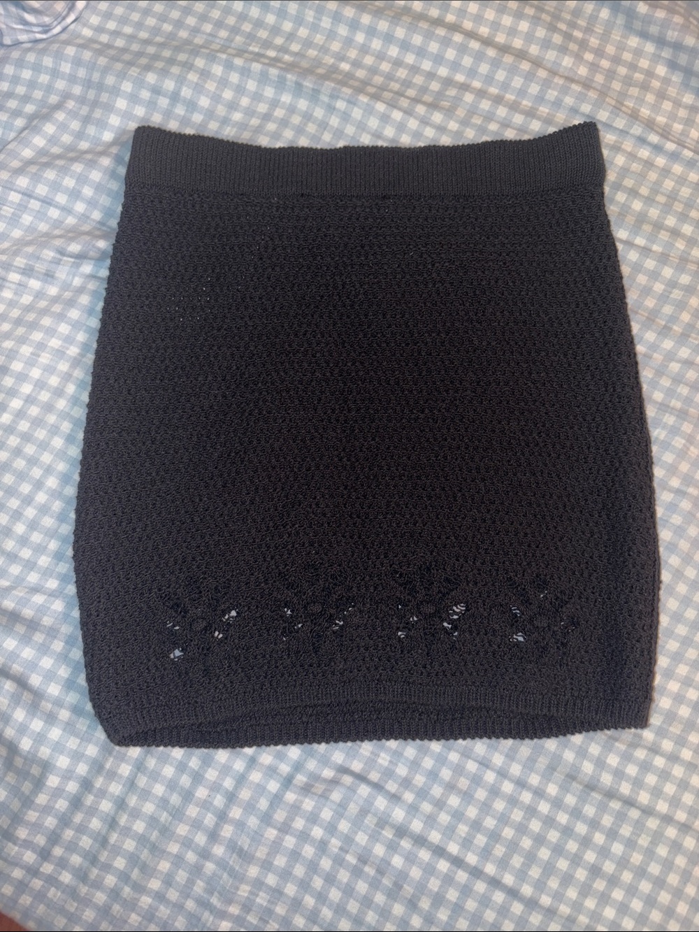 Zara Black Knit skirt NWT size small